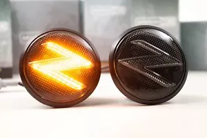 Morimoto LF0561 Black Smoke LED Side Marker Lights For 2009-2020 Nissan 370Z - Picture 1 of 5