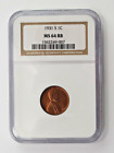 1931S Lincoln Cent MS64RB NGC