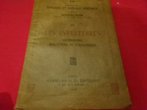 BOHN (Georges) - Les Invertébrés : arthropodes, mollusques et echinodermes. - Picture 1 of 12