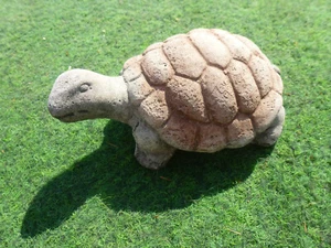 Nº3599 hermosa tortuga pequeña decoración de jardín decoración decoración de estanque figura de piedra fundición de piedra - Imagen 1 de 5