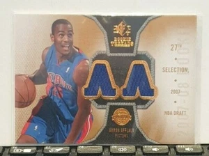 2007-08 SP Rookie Threads Arron Afflalo Rookie Dual Jersey Card Detroit Pistons - Picture 1 of 1