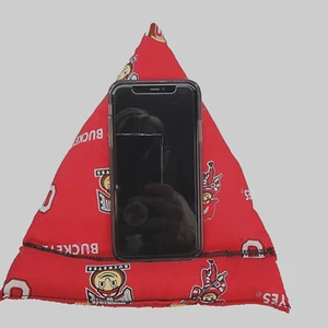 Ohio State Buckeyes Football Cell Phone Pillow Book Rest Stand Fabric Tablet - Picture 1 of 8