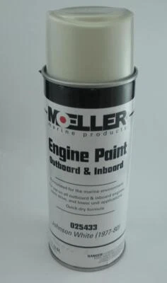 Moeller 025433 Pintura Motor Fueraborda Johnson Blanco 1977-80 Paquete de 2 Foto 1 de 4