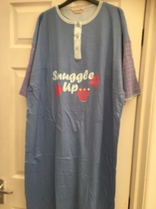 open back nightie 100% cotton