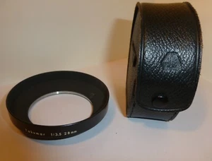 Rare Cased Authentic Asahi Pentax Lens Hood for Takumar 28mm F3.5 - Picture 1 of 4