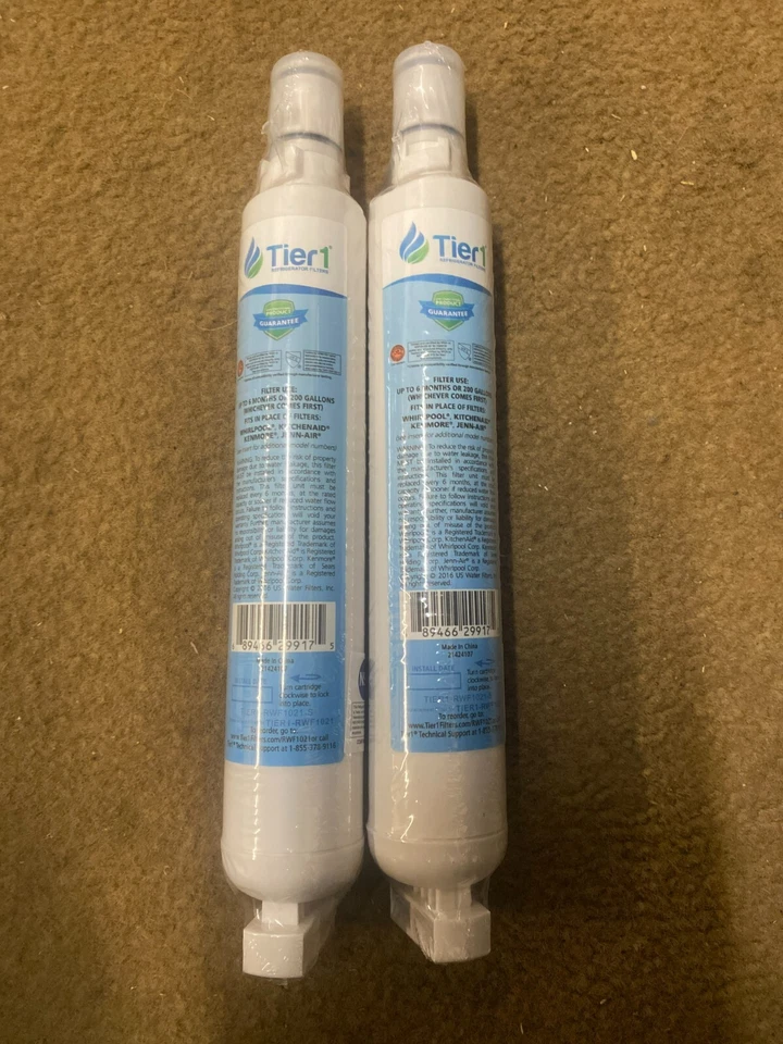 4396701EDR6D1 FILTER 6 WHIRLPOOL TIER 1 REFRIGERATOR WATER FILTER (SET OF2)(NEW) - Image 1 of 3