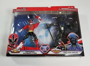 Figuras Samurai Ranger Fire vs Villain Ninja Power Rangers Good vs Evil Sin usar en caja 2017 - Imagen 1 de 4