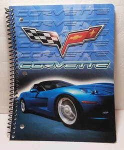 Corvette Spiral Notebook 1 subject 70 wide ruled sheets New - Picture 1 of 3