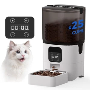 6L Automatic Cat & Small Dog Feeder - Programmable Pet Feeder with 36 Daily M... - Picture 1 of 8