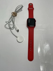 Apple Watch Series 6 44mm Red Aluminum/Ceramic Case with Red Sport Band (GPS) - Zdjęcie 1 z 10