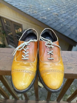 Stacy Baldwin Sunset Leather Cap Toe Oxfords Men's Sz 7 D - Image 1 of 4