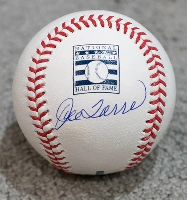 Joe Torre Yankees Firmado Salón de la Fama Logo MLB BÉISBOL + Certificado de Autenticidad Beckett 3W164512 Foto 1 de 2