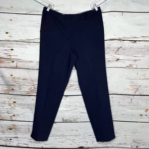 Pantalones al tobillo Talbots Hampshire de pierna recta azul marino talla 14 nuevos con etiquetas - Imagen 1 de 3