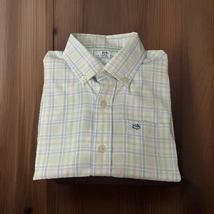 Southern Tide Boys Intercoastal Plaid Button Down Size L - Picture 1 of 6