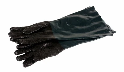 Guantes de goma para herramientas de arrastre para gabinete de chorro de arena de sobremesa modelo 25 Foto 1 de 3