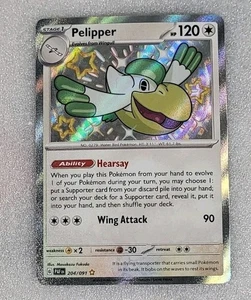 Pelipper 204/091 NM/M Scarlet & Violet Paldean Fates Shiny Pokémon TCG - Bild 1 von 2