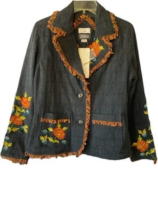 $140. Chaqueta Yak Magik De Colección Pequeña 100% Algodón Retazos Nepal Arte Indie Y2K - Imagen 1 de 12