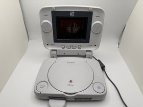 Sony PSOne Playstation Console With LCD Screen PS1 & Resident Evil 2 (Disc only)