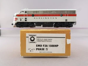 Modelo de latón HO - Oriental CB&Q Burlington F3 F3A 1500 HP fase IV #164-C - personalizado - Imagen 1 de 14