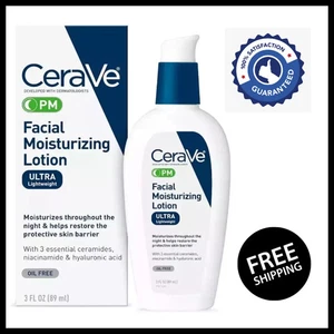 CeraVe Facial Moisturizing Lotion PM with Hyaluronic Acid & Ceramides 89ml - Picture 1 of 4