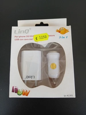 Caricabatteria Caricatore Linq Iphone 3G 3GS 4G 4GS - Immagine 1 di 2