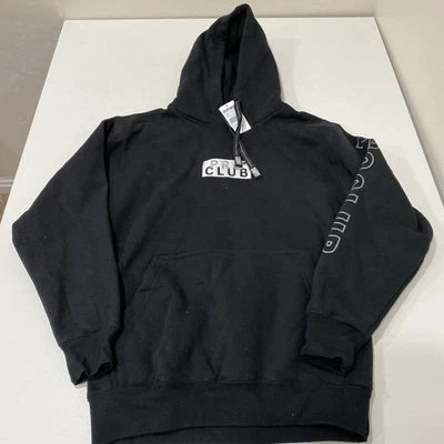 Pro Club Box Logo Hoodie Black Pro Club Embroidery Large - Image 1 of 3