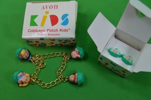 Original Cabbage Patch Kids Avon Jewelry,Bracelet & Earrings,New Opened Box - Picture 1 of 4