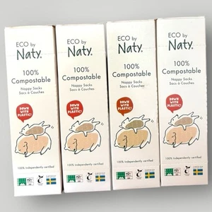 Eco by Naty Ökologische Einwegbeutel - Babywindeln 50 Stück (4er Pack) - Bild 1 von 4