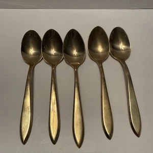 Vintage Dirigold Dirilyte Goldbesteck Besteck Löffel Menge 5 (A) - Bild 1 von 7