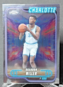 2024-25 Topps Chrome - Brandon Miller Charlotte #61-RM74 - Bild 1 von 2