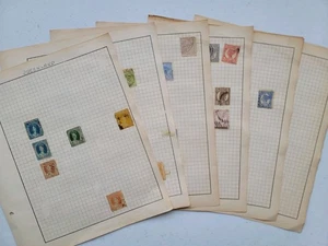Collezione francobolli Queensland su pagine - Foto 1 di 7