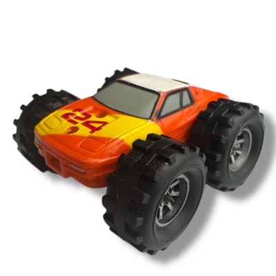 Micro Machines Ferrari Testarossa Orange Monster Truck 24 Galoob - Image 1 of 4