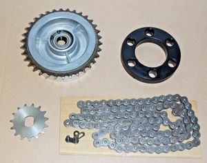 Kettensatz Kettenkit für Simson S51 Kette Mitnehmer Ritzel Dämpfungsgummi - Bild 1 von 1