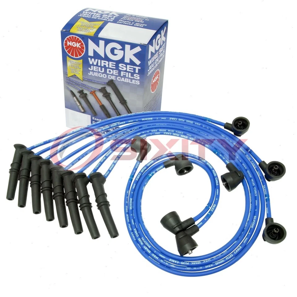 Juego de cables de bujía NGK de 1 pieza para Lincoln Town Car 1991-1993 4,6 L V8 - Motor DC Foto 1 de 4