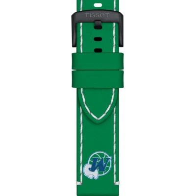 Correa de reloj de cuero Tissot oficial NBA Dallas Mavericks 22 mm T852047530 Foto 1 de 4