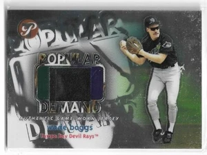WADE BOGGS 2002 Topps Pristine JERSEY card #PD-WB Tampa Bay Devil Rays 0863/1000 - Picture 1 of 3