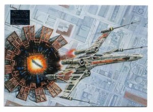 2018 Topps Star Wars Galaxy BLUE Foil Parallel #95