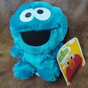 Sesamstraße Krümelmonster von Toy Factory 9 Zoll Plüschtier Stofftier blau Neu mit Etikett - Bild 1 von 4