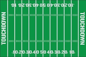 Football Field Yardline Aufkleber abnehmbares Vinyl 2088 - Bild 1 von 2