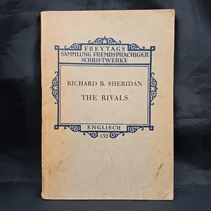 The Rivals by Richard B.Sheridan 1923 Vintage Comedy Play - Picture 1 of 5