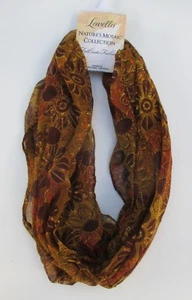 iBOT Neutral Natur Floral Braun Gold NATUR's MOSAIK INFINITY SCHAL - Bild 1 von 5