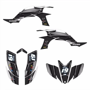  Yamaha YFZ 450 graphics kit 2003 2004 2005 2006 2007 2008 stickers #5600 Gray - Picture 1 of 2