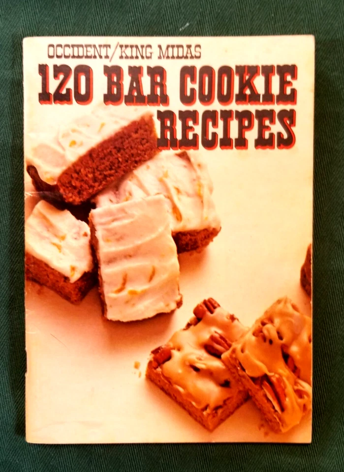 Occident King Midas 120 Bar Cookie Recipes Cookbook Pamphlet Retro Vintage - Image 1 of 4