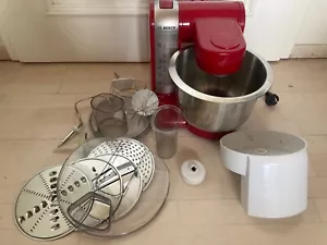 Bosch MUM48R1 Küchenmaschine MUM48R1/07 rot mit Zubehör MUM 48R1 Rührgerät - Bild 1 von 20