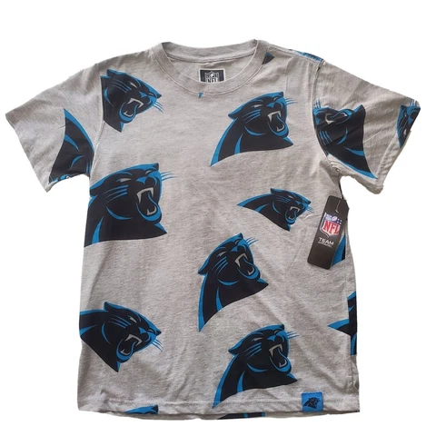 NFL Carolina Panthers Short Sleeve T Shirt, Boys Size L (14/16) (M) Cover