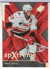 ERIC STAAL 2007-08 UD SPX SPXTREME SPECTRUM # X-26 ONLY 25 MADE HURRICANES NR-MT