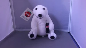 Vintage Coca-Cola 1993 Plush Collection Polar Bear with Bottle of Coca-Cola NWT - Picture 1 of 5