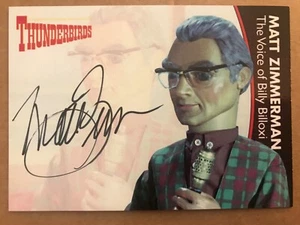 THUNDERBIRDS SERIES 2: AUTOGRAPH CARD: MATT ZIMMERMAN AS BILLY BILLOXI MZ2 - Picture 1 of 1