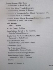 Indiana Hoosier genealogist-Little Blue Rio amigos Cemitério; o livro Fairhurst