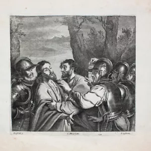 Jesus Christus Judas-Kuß Pieter van Lisebetten Legionär Ölberg Theatrum Pictorum - Bild 1 von 1